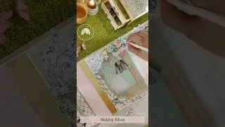 Wedding album page detailing ❤