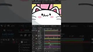 CUTE transition on IPHONE #transition #cute #neko #cat #animation #motiondesign
