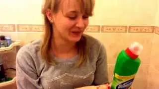 Катя бьютиблогер на толчке (реклама доместос)