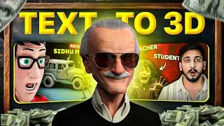 Convert Any 2D Image into 3D Model Using AI | Create 3D Animated Videos Like Professor of How