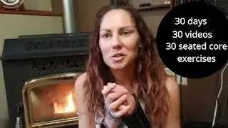 Stroke Recovery- Seated core challenge for a stronger core and improved balance