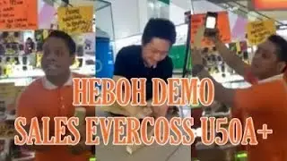 DEMO SALES EVERCOSS U50A+ BIKIN HEBOH PENGUNJUNG MALL