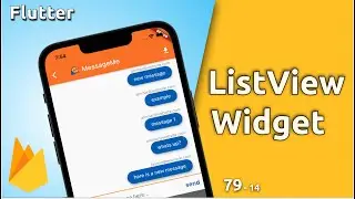 تصميم كيفية عرض الرسائل على شاشة الموبايل : Chat 14 - Flutter & Firebase/Firestore