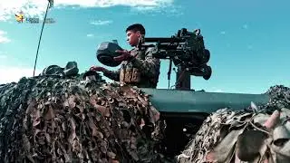 Tiros de Spike y Centauro, y montaje puente Mabey