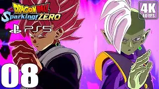 DRAGON BALL: SPARKING! ZERO - Gameplay Walkhtrough Part 08 - Goku Black Main Story & What if - PS5