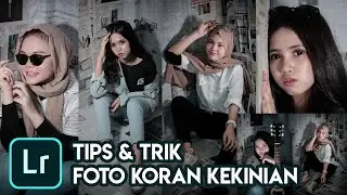 Cara Edit Foto Dengan BACKGROUND KORAN - Tutorial Lightroom Untuk Pemula