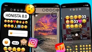 ¡HONISTA ACTUALIZADO 2023! INSTAGRAM estilo IPHONE con EMOJIS IOS + FUENTES IOS + BORDES CURVADOS