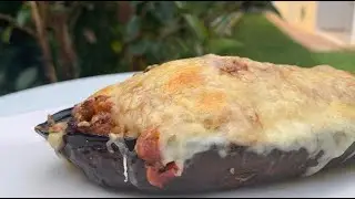 Berenjenas rellenas gratinadas