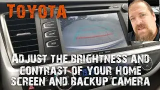 Adjust the brightness and contrast of your backup camera and main screen.