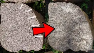 Как почистить камень после раскалывания