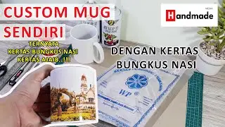 CUSTOM MUG DENGAN KERTAS BUNGKUS NASI