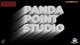 Adobe Illustrator | 3D Gritty Shadow Text Effect || Panda Point Studio