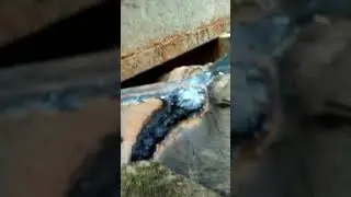 Зис 5 ( обвариваем раму болотохода)