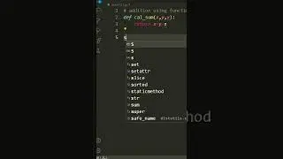 ADDITION USING FUNCTIONS IN PYTHON | 