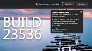 New Windows 11 Build 23536 - Taskbar and Task Manager Fixes