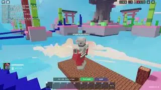 Hacker in roblox bedwars