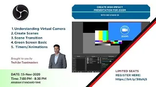High Impact Presentation with OBS Studio 26