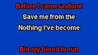 Evanescence Karaoke Bring me Back To Life
