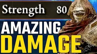 I TRIED 80 STRENGTH BUILD FOR MAXIMUM DAMAGE | Elden Ring