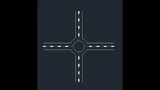 Draw a Perfect Circular Road in AutoCAD — 2D Road Drawing