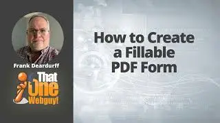 how to create a fillable pdf form