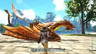 ARK: Survival Evolved тлеющая кристальная виверна