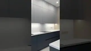 Кухня с островом и высотой потолков 3м😳 #кухни #shorts