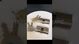 European Euro standard Safety High Security Double turn brass door lock cylinder