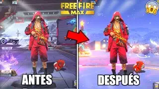 COMO PONER EL LOBBY DE NAVIDAD EN FREE FIRE MAX 2021/CAMBIAR LOBBY DE FREE FIRE MAX *FACIL Y RAPIDO*