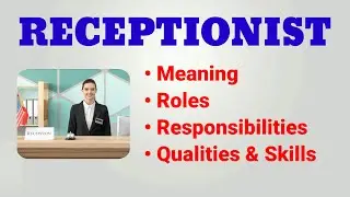 Receptionist Job Description | Receptionist Roles and Responsibilities| Qualities and Skills