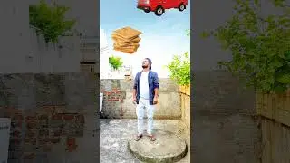 Ice cream, KitKat, Biscuit, Parle-G Eating vs Vehicles - Funny vfx magic game