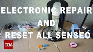 Réparer ou reinitialiser votre Cafetière Senseo, Repair Senseo, Replace Power Condensator or magnets