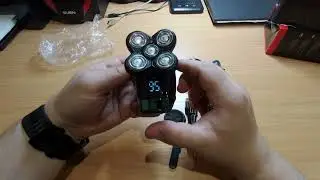 Мужская электробритва 5D с Aliexpress распаковка