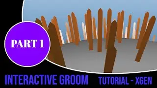 Maya Hair / Fur - XGen Interactive Groom (PART 1) Beginner Tutorial
