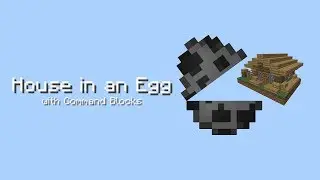 House in an Egg with Command Blocks - MCPE/Win10/Xbox/Switch