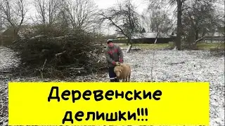 Деревенские делишки!!!Попытка сжечь ветки.