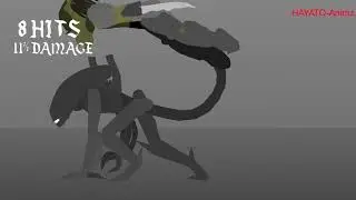 Alien x-ray MKX animation [stick nodes pro]