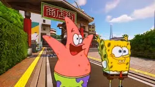 Squidward Has Fortnite Skills