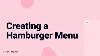 STUDIO Tutorial - Creating a hamburger menu
