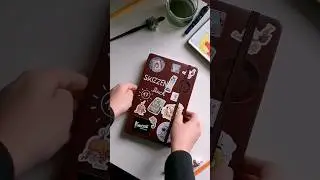 entspannte SKIZZENBUCH TOUR ✨ #sketchbook #kunst #shortvideo