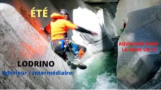 Canyon Lodrino inferieur et intermédiaire - Aqualand dans la vraie vie !!! - Canyoning Tessin - 2022