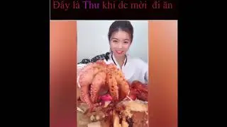 Đây là Thư khi được mời đi ăn