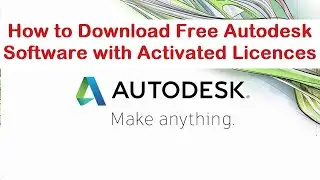 Autodesk Free Software with one Year Licence