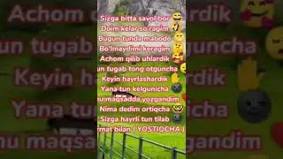 doim kelar soragim  bolmaydimi tunda🙄
