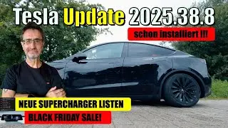 Tesla Software Update 2025.38.8 🛜 New Supercharger listing 🛜 Tlyard Black Friday Sale 28% off