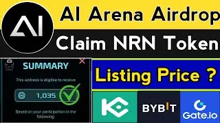 AI Arena Airdrop Token Claim Process || AI Arena Claim Token || AI Arena NRN Token price prediction