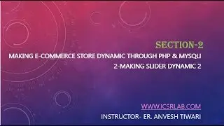 2 Making Slider Dynamic 2 Multi Vendor E Commerce Website Using PHP & MySQL