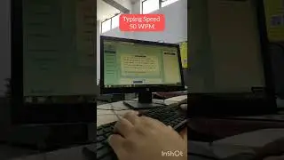 Typing Speed #50 WPM#shorts