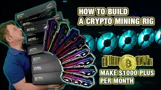 How to build a Crypto Mining Rig that can make $1000 + per month [Step by Step]