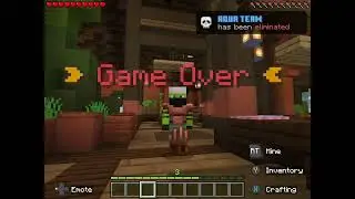 Playing Minecraft Bed Wars
